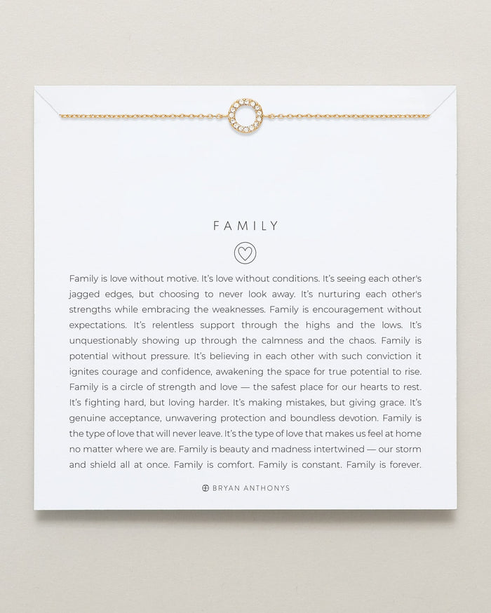 Bryan Anthonys Family Bracelet Gold