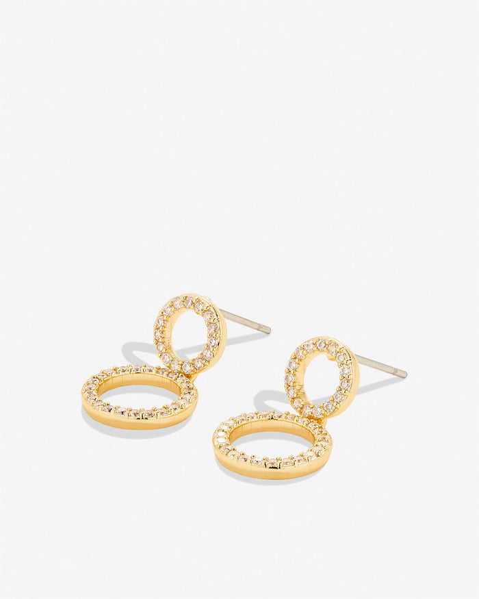 Bryan Anthonys Family Drop Earrings Gold