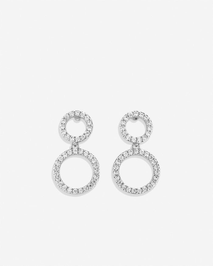 Bryan Anthonys Family Drop Earrings Silver
