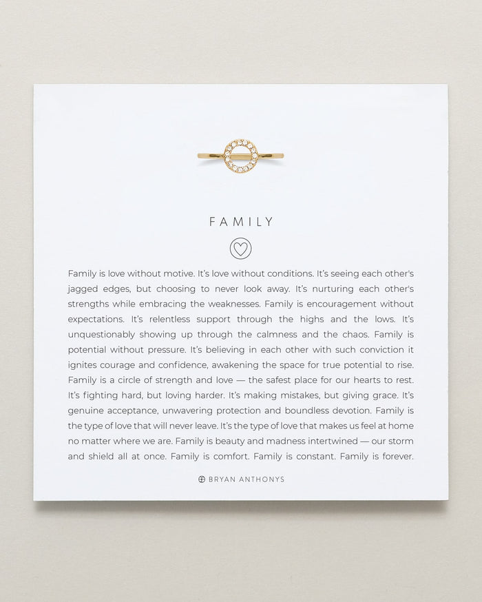 Bryan Anthonys Family Ring Gold