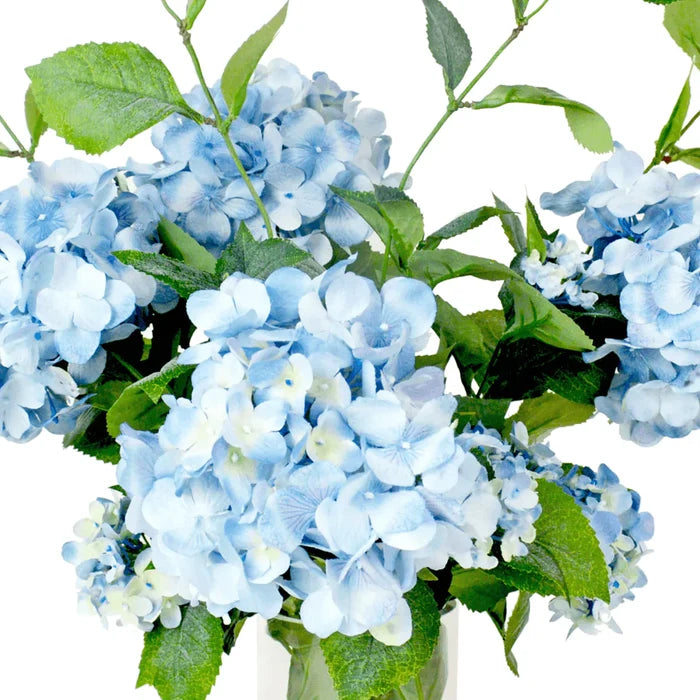 Faux Blue Hydrangeas Arrangement - Florals & Greenery - The Well Appointed House
