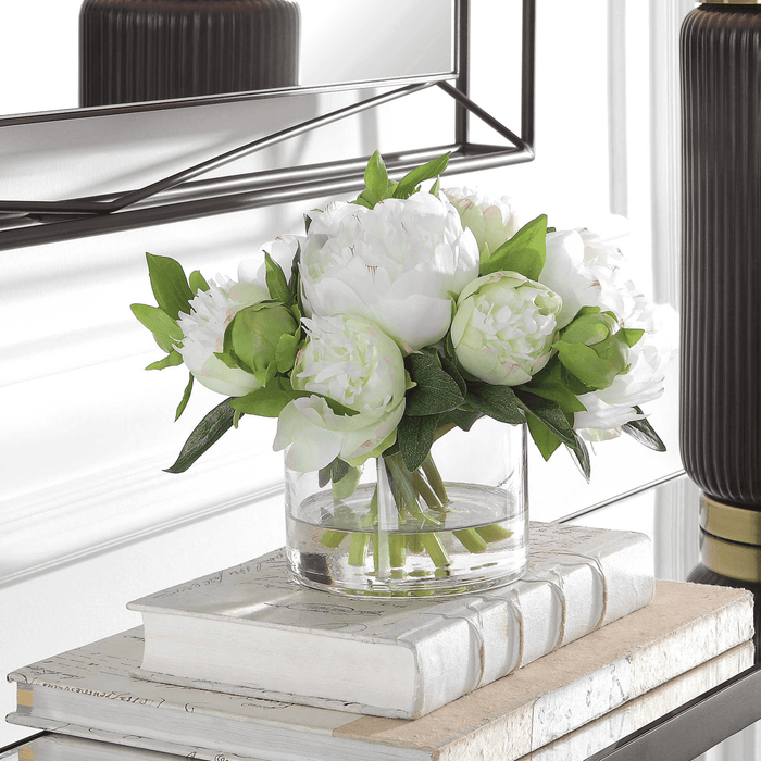 Faux Garden Peony Bouquet - Florals & Greenery - The Well Appointed House