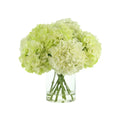 Faux Light Green & Cream Hydrangeas - Florals & Greenery - The Well Appointed House