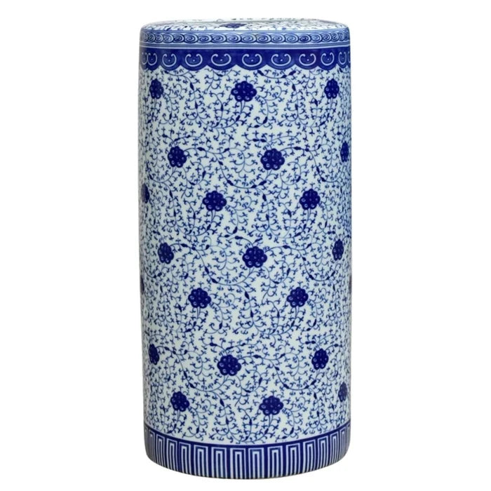 Floral Porcelain Umbrella Stand - Umbrella Stands - The Well Appointed House