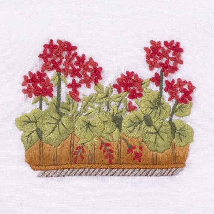 Set of 2 French Geranium Hand Towels - Hand Towels - The Well Appointed House