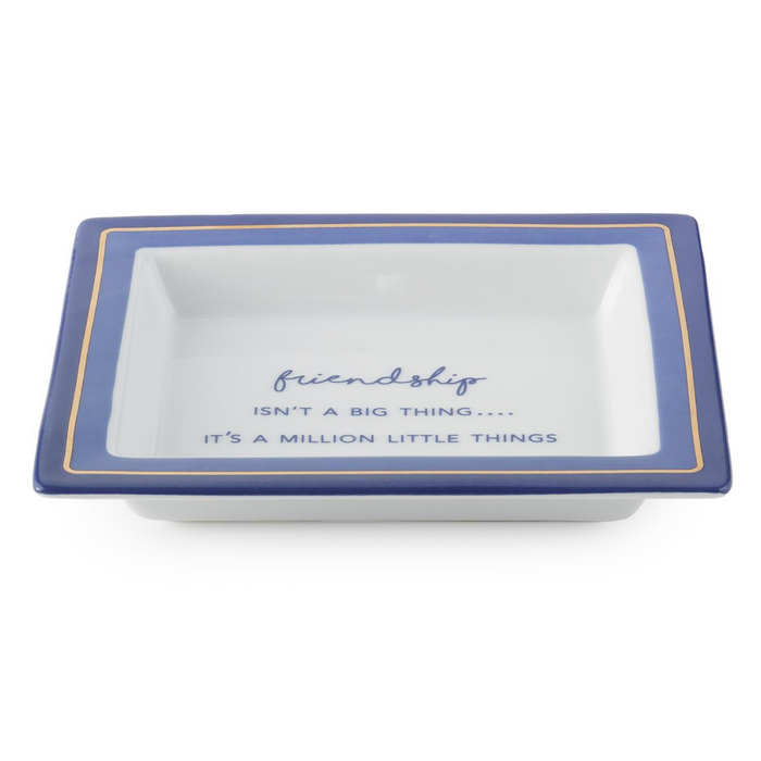 "Friendship Isn't A Big Thing It's A Million Little Things" Decorative Tray - The Well Appointed House