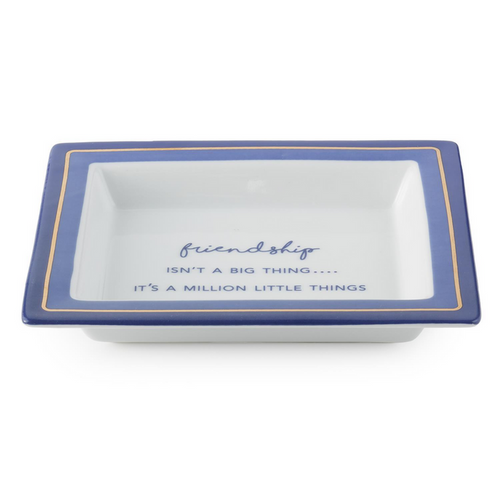 "Friendship Isn't A Big Thing It's A Million Little Things" Decorative Tray - The Well Appointed House