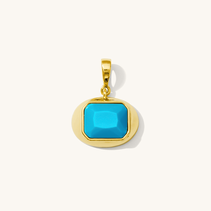 Gelato Gem birthstone pendant with a juicy pop of gemstone color