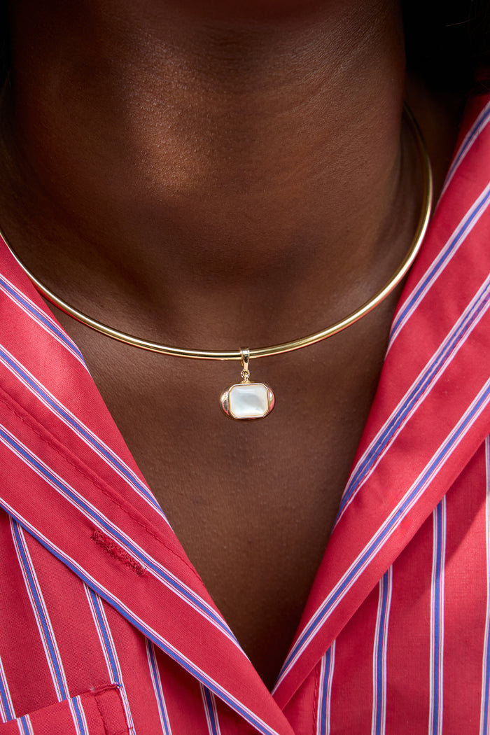 Gelato Gem pendant showing the gemstone's juicy, candy-like color