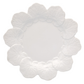 Geranium Dinner Plate, White - The Well Appointed House