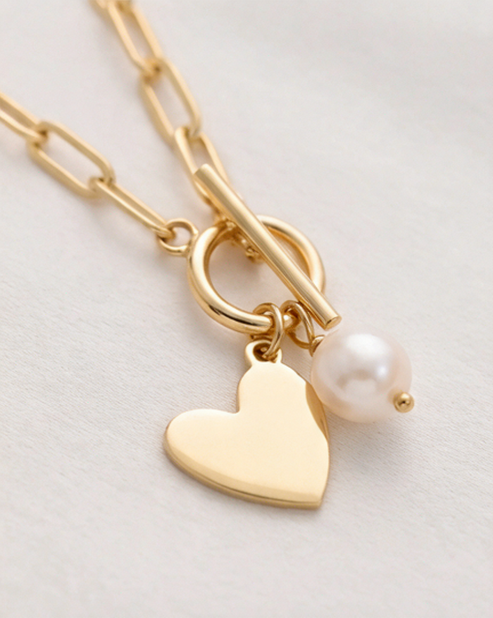 Girl Gang Heart Necklace