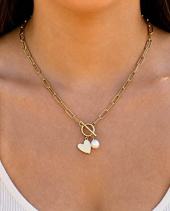 Girl Gang Heart Necklace
