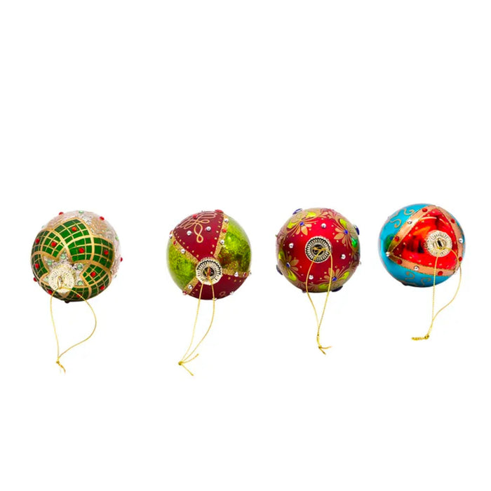 Glass Egg Ornaments, 4-Piece Box-The Well Appointed House