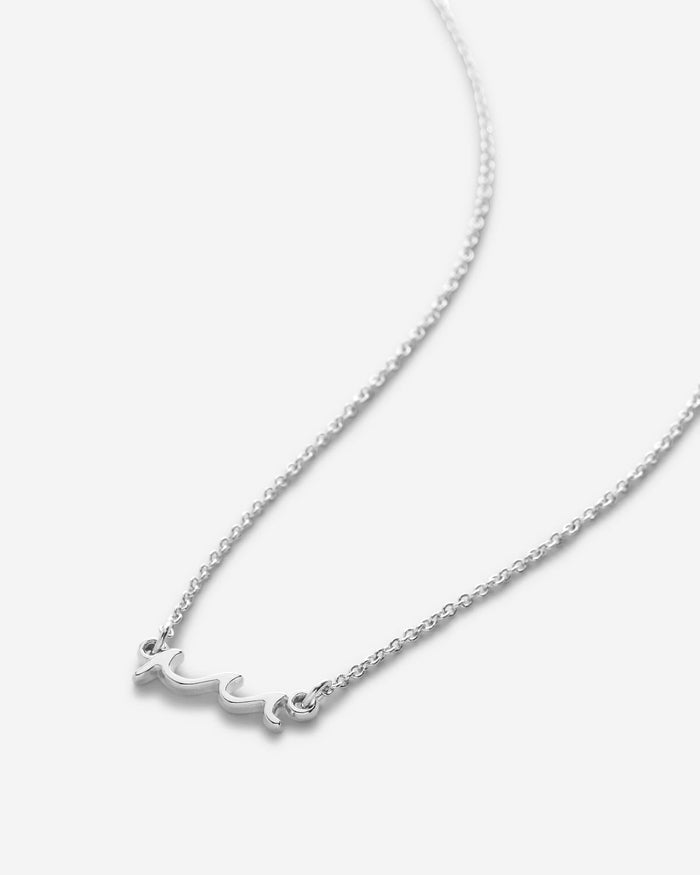 Bryan Anthonys Go With The Waves Necklace Macro Shot in Silver