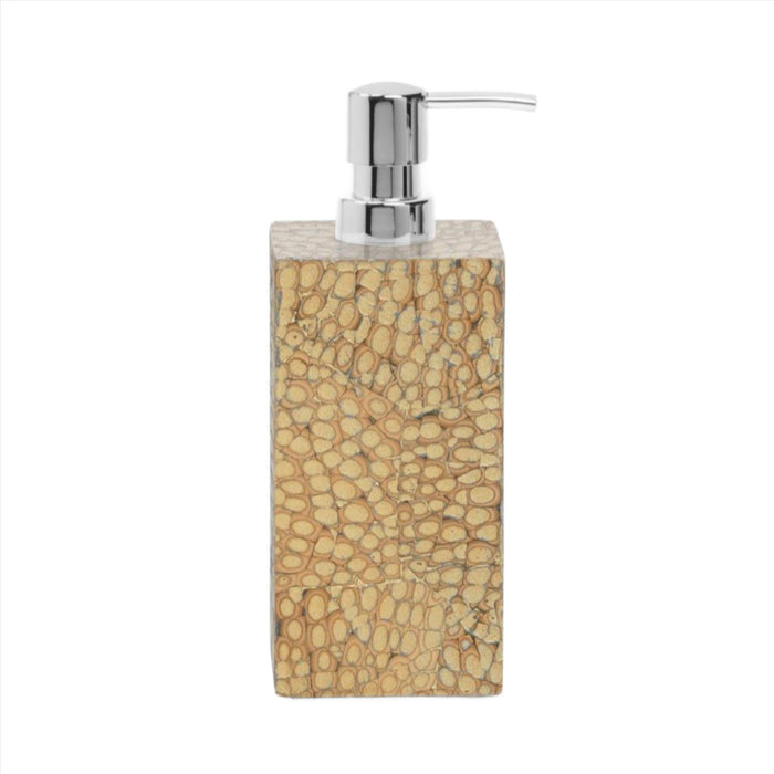 Pigeon & Poodle Gold Lacquered Eggshell Callas Bathroom Accessories - Bath Accessories - The Well Appointed House