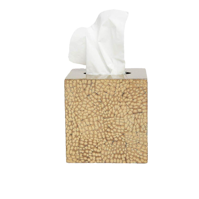 Pigeon & Poodle Gold Lacquered Eggshell Callas Bathroom Accessories - Bath Accessories - The Well Appointed House