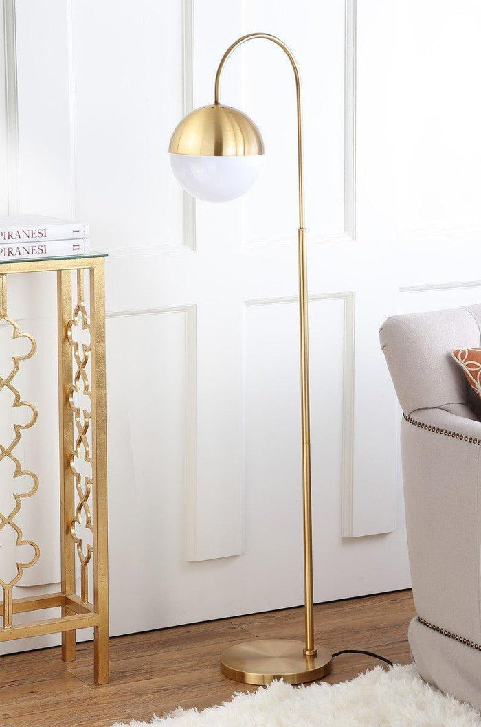 Gold Retro Orb Floor Lamp - Floor Lamps - The Well Appointed House
