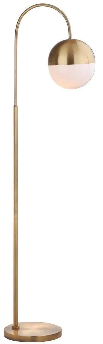 Gold Retro Orb Floor Lamp - Floor Lamps - The Well Appointed House