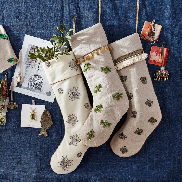 Green Bee Stocking - The Well Appointed House