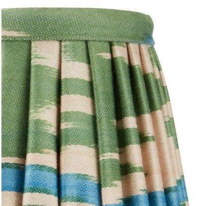 Green & Blue Ikat Wall Light Lamp Shade - Available in Multiple Sizes - Lamp Shades - The Well Appointed House