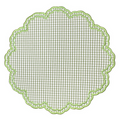 Green Gingham Bettina Placemat, Set of 4 - The Well Appointed House