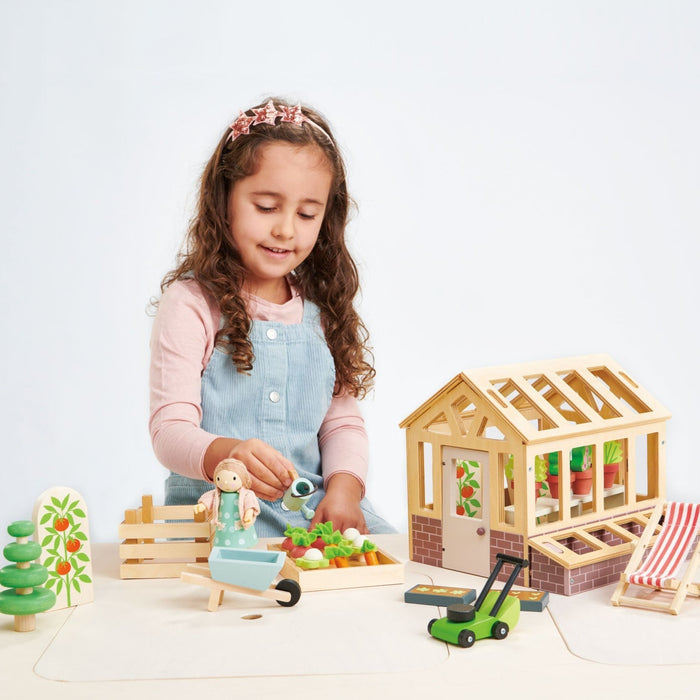 Greenhouse and Garden Set - The Well Appointed House