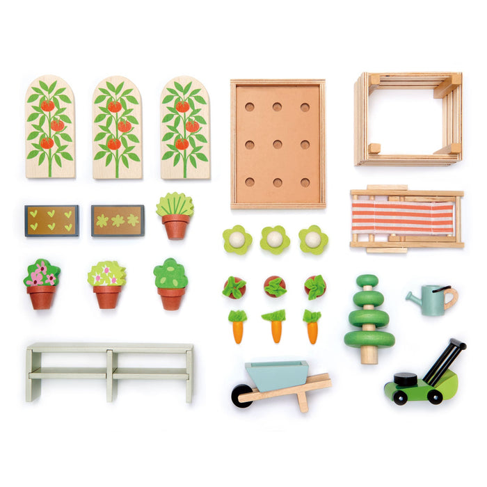 Greenhouse and Garden Set - The Well Appointed House