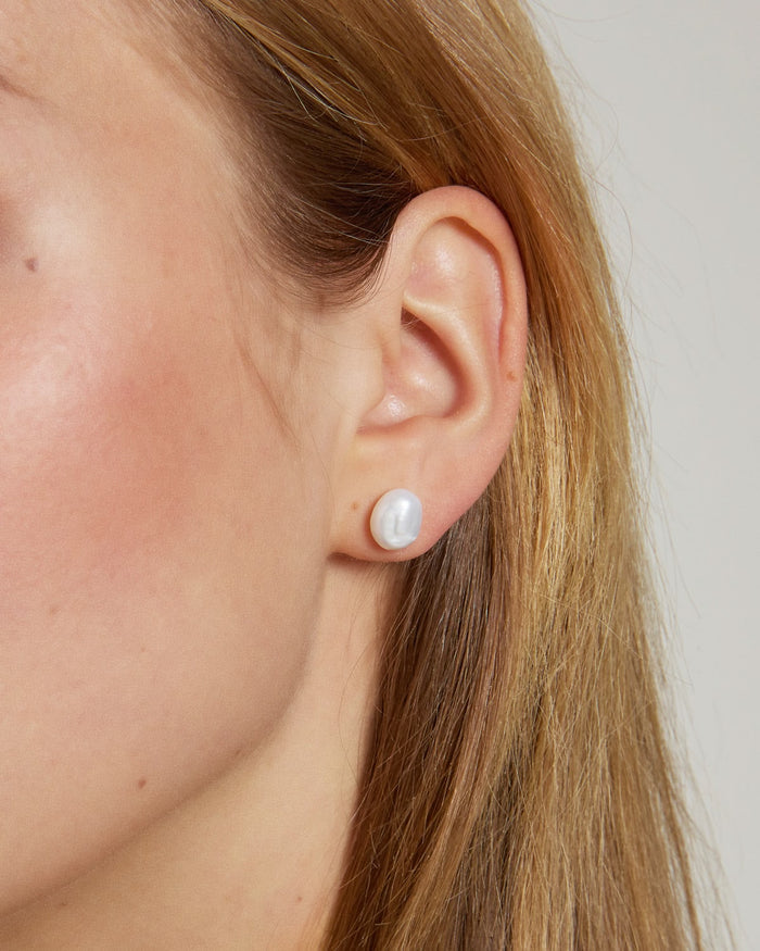 Bryan Anthonys Grit Bold Stud Earrings On Model