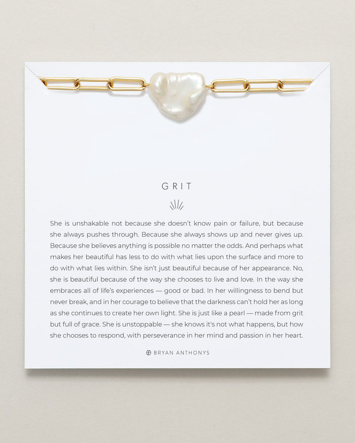 Bryan Anthonys Grit Gold Bracelet On Card