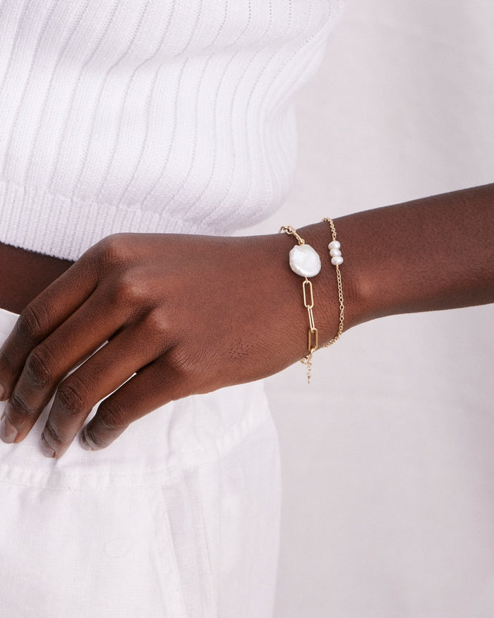 Bryan Anthonys Grit Gold Bracelet On Model