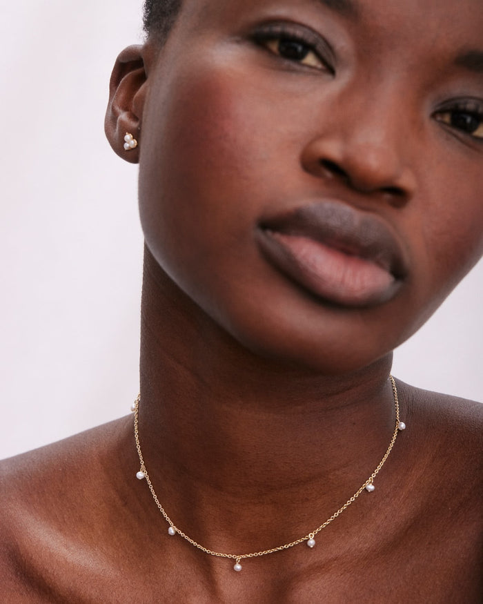 Bryan Anthonys Grit Gold Choker Necklace On Model