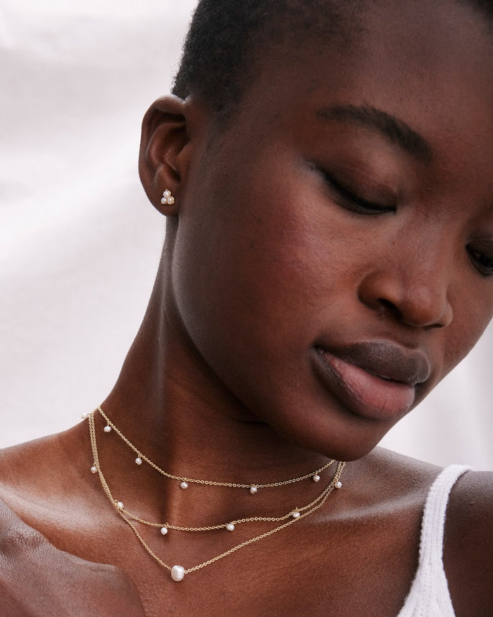 Bryan Anthonys Grit Gold Choker Necklace On Model