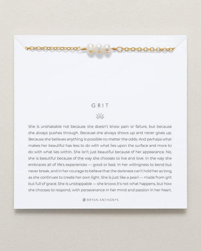 Bryan Anthonys Grit Gold Chain Bracelet On Card