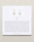 Bryan Anthonys Grit Gold Drop Earrings On Card