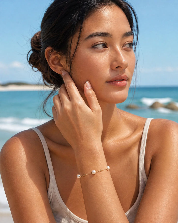 Bryan Anthonys Grit Pearl Beaded Bracelet