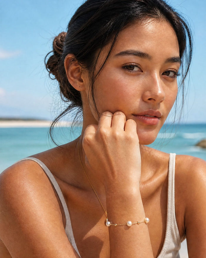 Bryan Anthonys Grit Pearl Beaded Bracelet
