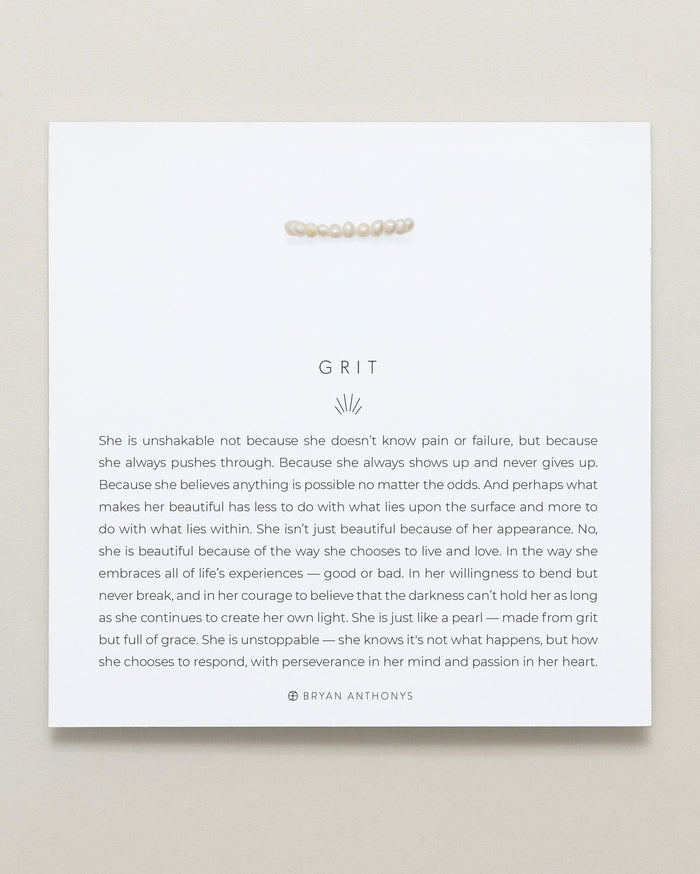 Bryan Anthonys Grit Seed Pearl Ring On Card