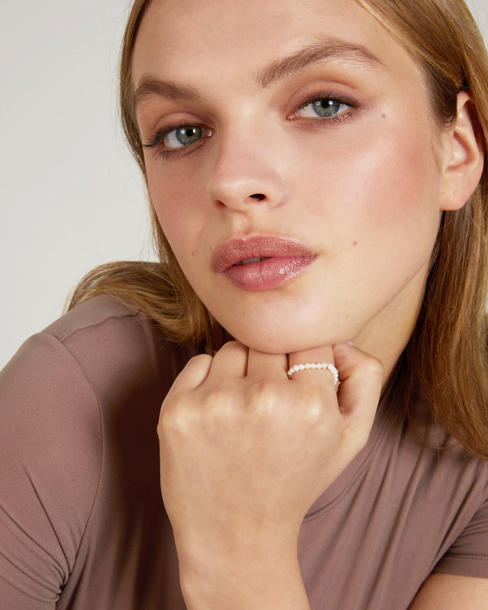 Bryan Anthonys Grit Seed Pearl Ring On Model