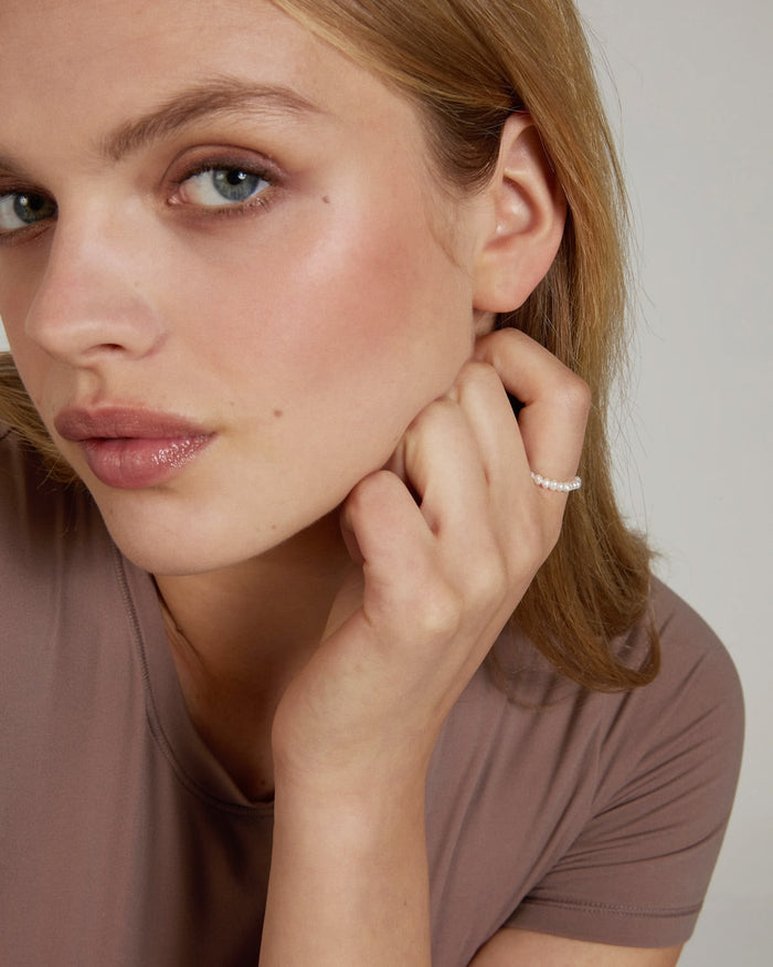 Bryan Anthonys Grit Seed Pearl Ring On Model