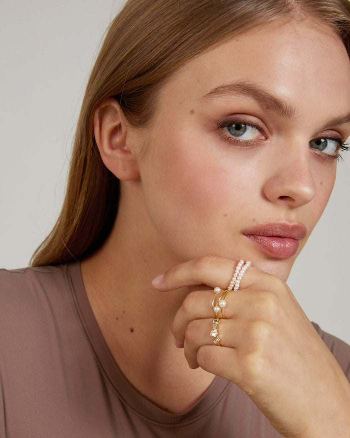 Bryan Anthonys Grit Seed Pearl Ring On Model