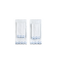 Guest Bundle of White Scalloped Edge Embroidered Cotton Bath Towels - The Well Appointed House