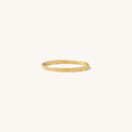The Hammered ring in 14k gold fill with a one millimeter band