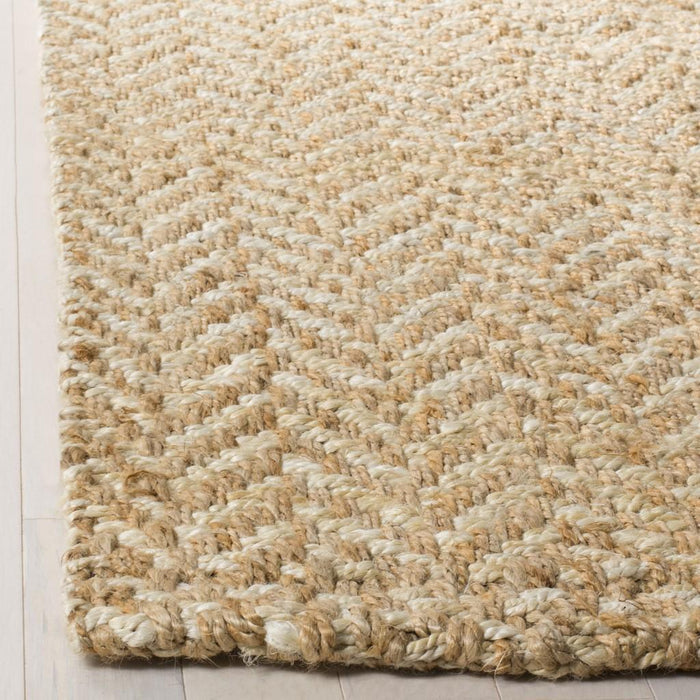 Hand Woven Natural and Ivory Jute Rug - Rugs - The Well Appointed House
