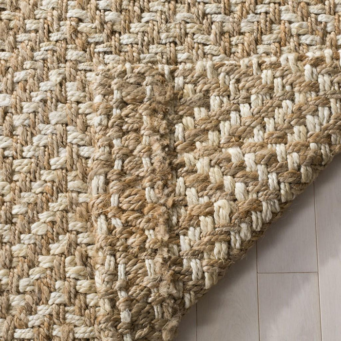 Hand Woven Natural and Ivory Jute Rug - Rugs - The Well Appointed House