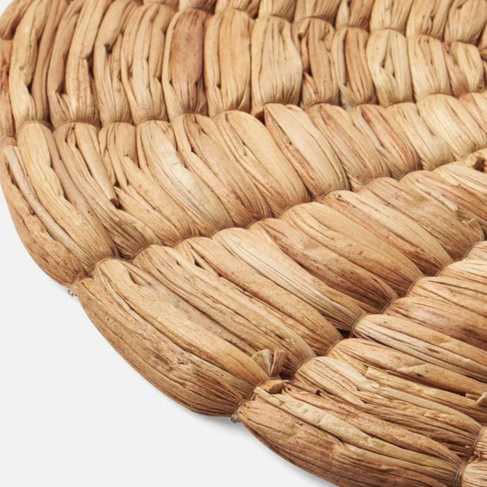 Hand Woven Water Hyacinth Round Placemats - Placemats - The Well Appointed House