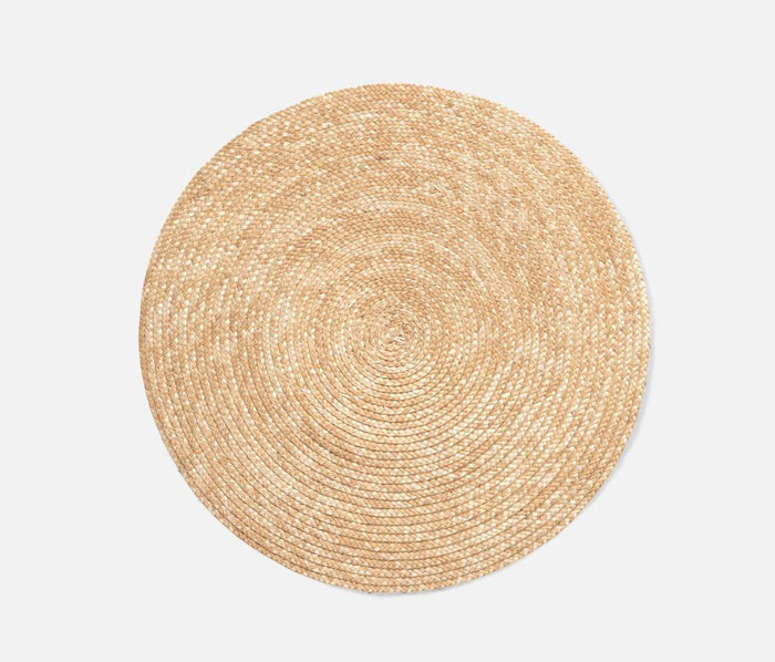 Handwoven Straw Placemats in Natural - Placemats - The Well Appointed House