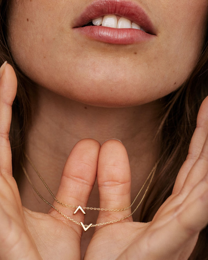 Bryan Anthonys Highs and Lows Gold Necklace Set On Model