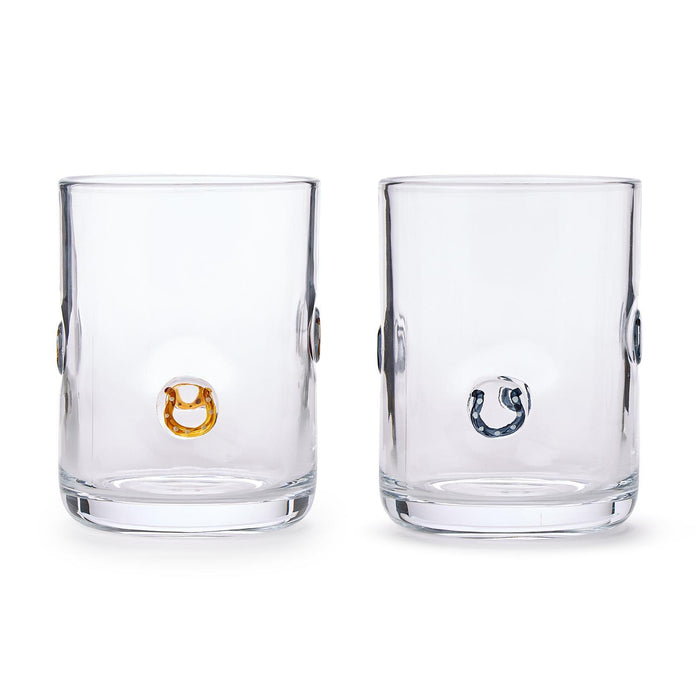 Horseshoe Double Old Fashion Glass