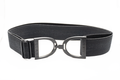 Huston x Ellany - Dark Horse - 1.5" Black Stirrup Elastic Belt