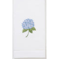 Set of 2 Hydrangea Blue Embroidered Hand Towels - Hand Towels - The Well Appointed House